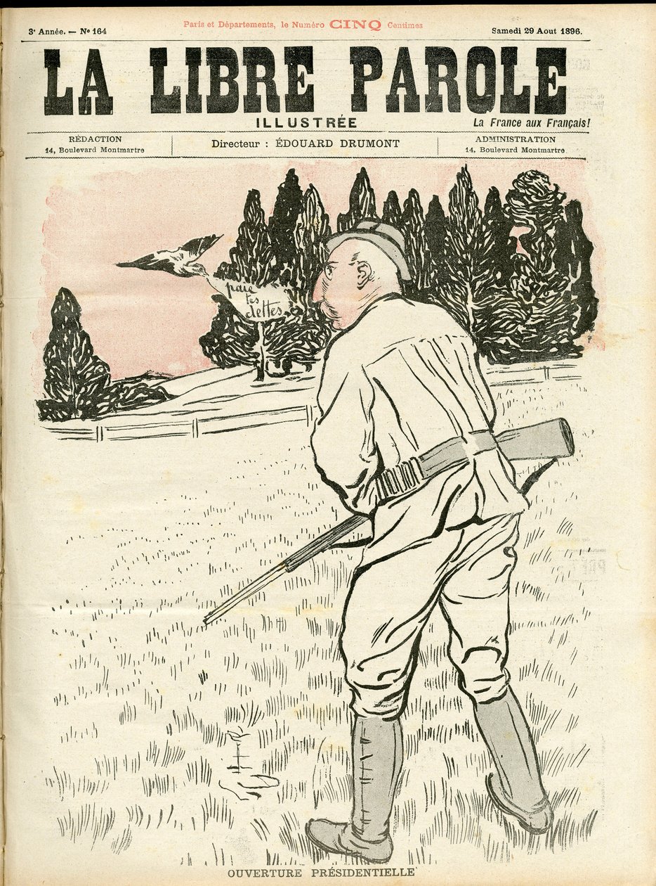 Portada de "La Libre parole illustree" (La libre palabra ilustrada) de Unknown Artist