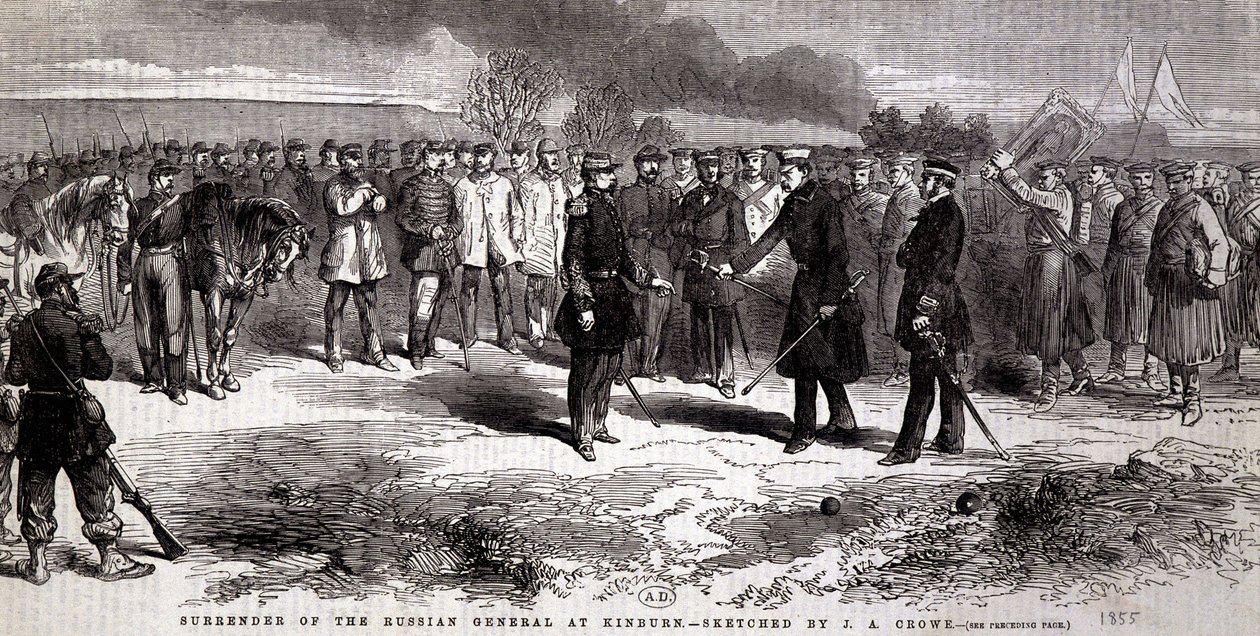 Guerra de Crimea: rendición de Rusia de Unknown artist