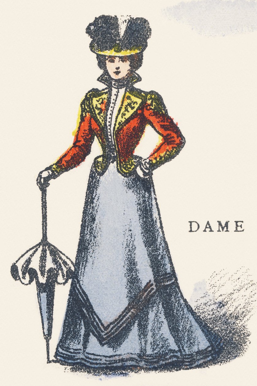 D: dama de Unknown artist