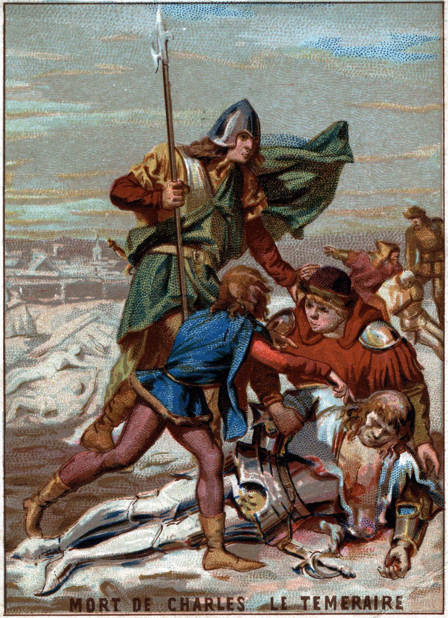 Muerte de Carlos el Temerario, Duque de Borgoña de Unknown artist