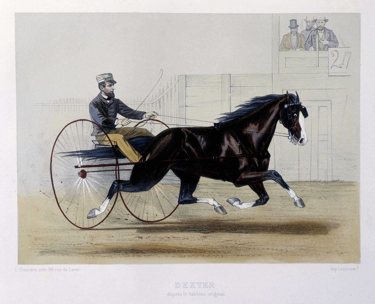 Dexter troteador - en “El centauro” de Unknown artist