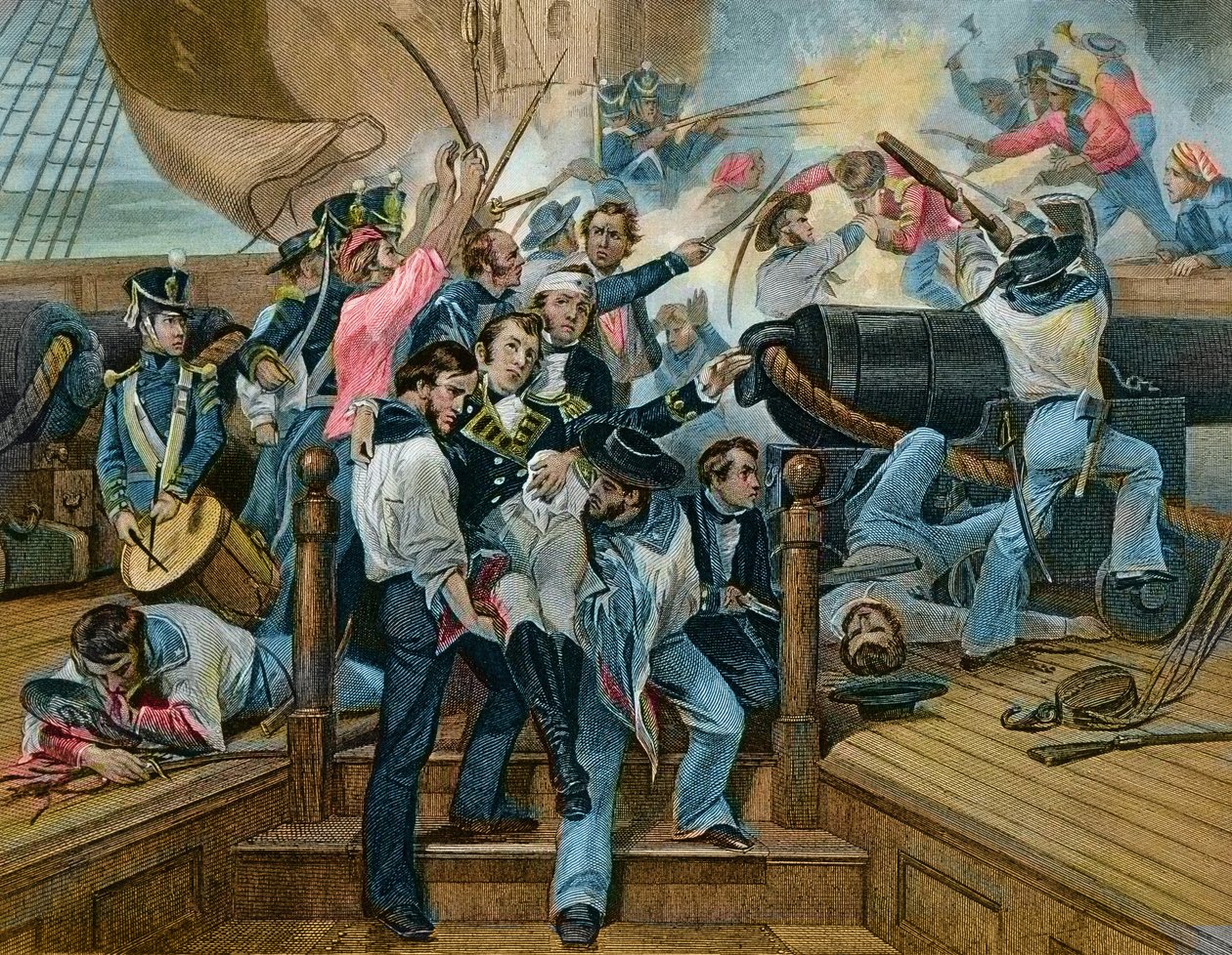 No abandones el barco - Guerra angloamericana, Estados Unidos de Unknown artist