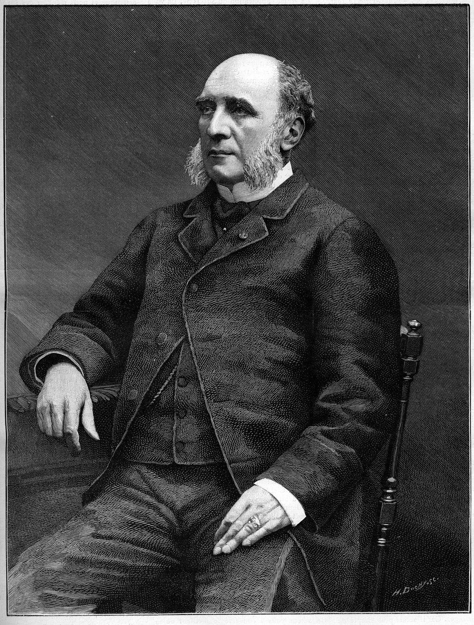 Duque Louis Charles Decazes (1819-1886), político francés, Ministro de Asuntos Exteriores de 1873 a 1877 de Unknown artist