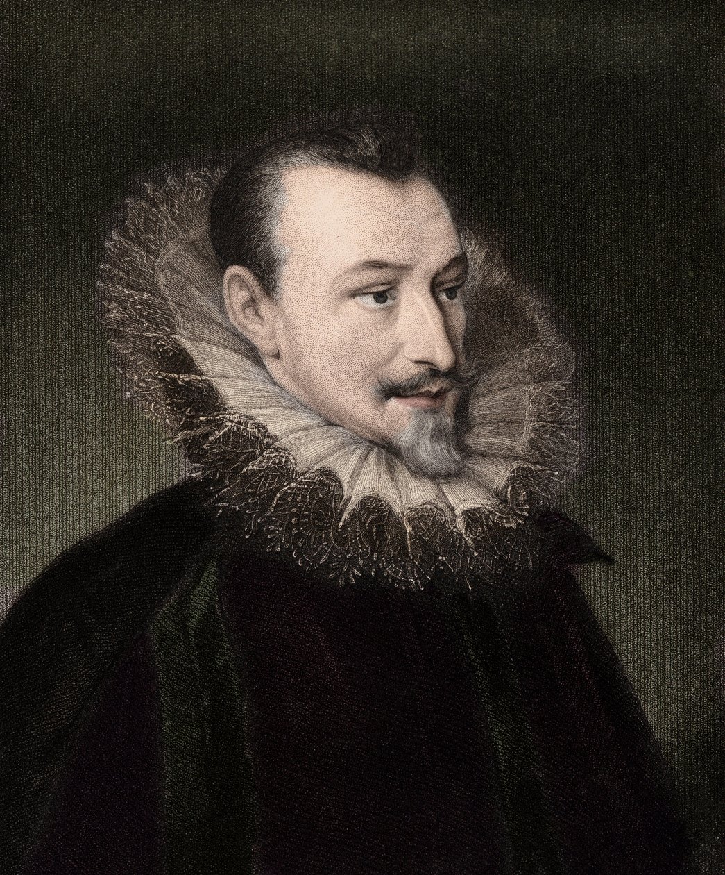 Edmund Spenser c1552/3-1599 - grabado - siglo XIX de Unknown artist