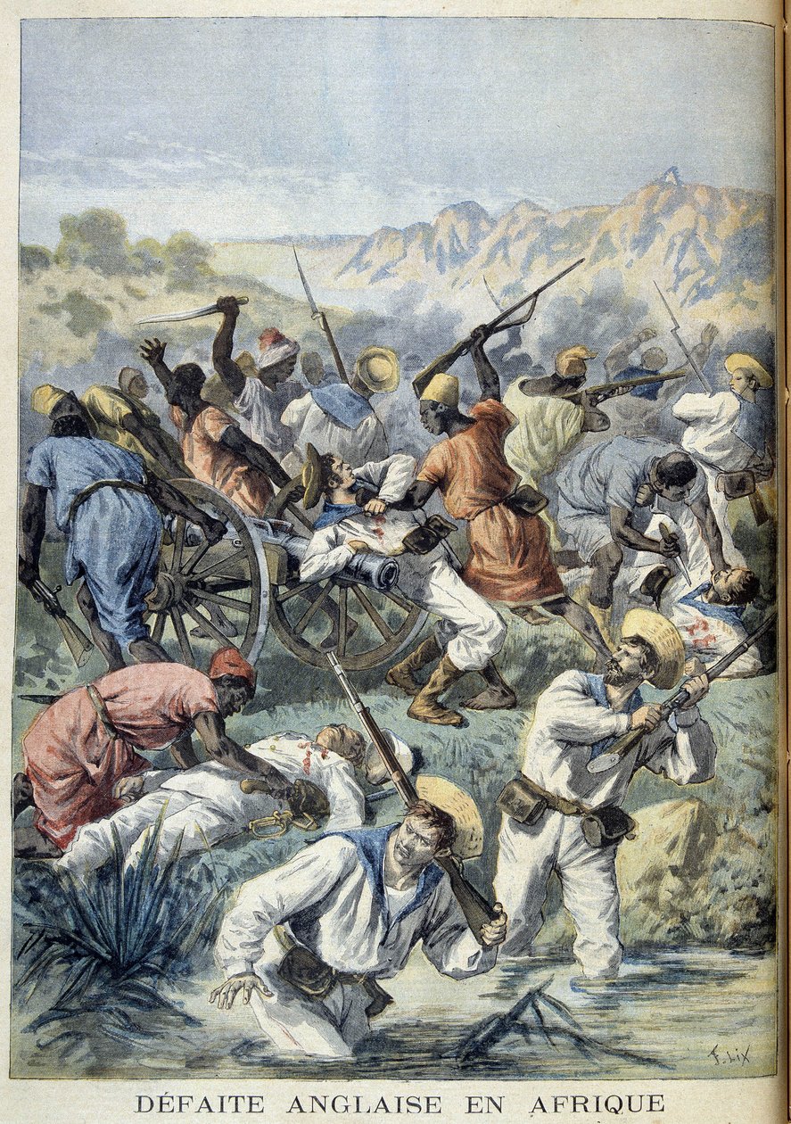 Derrota inglesa en África - en “Le Petit Journal” del 05/03/1894 de Unknown artist