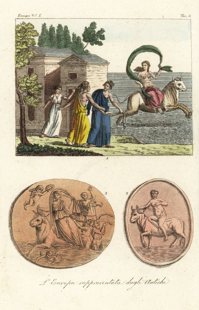 Europa según los antiguos de Unknown artist
