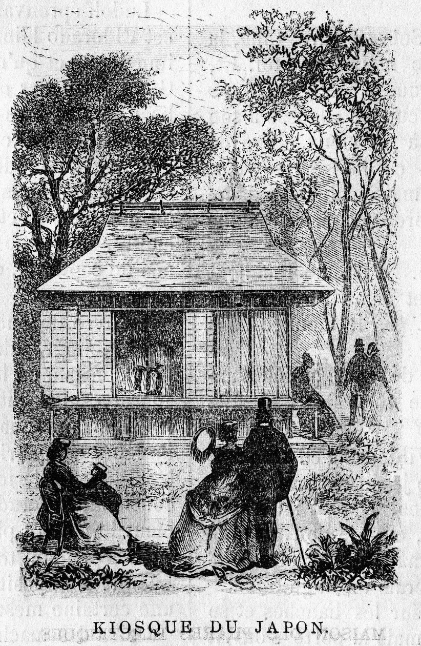 Exposición Universal de París en 1867: El quiosco de Japón. de Unknown artist