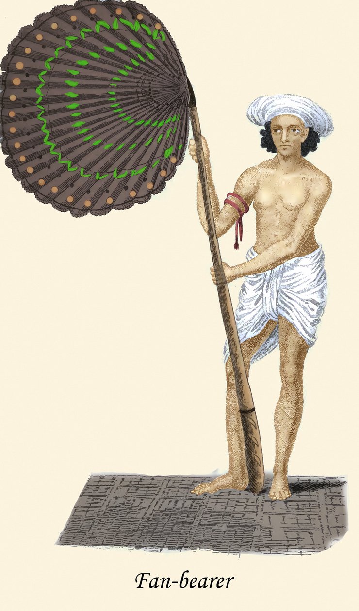 Portador del abanico de Unknown Artist