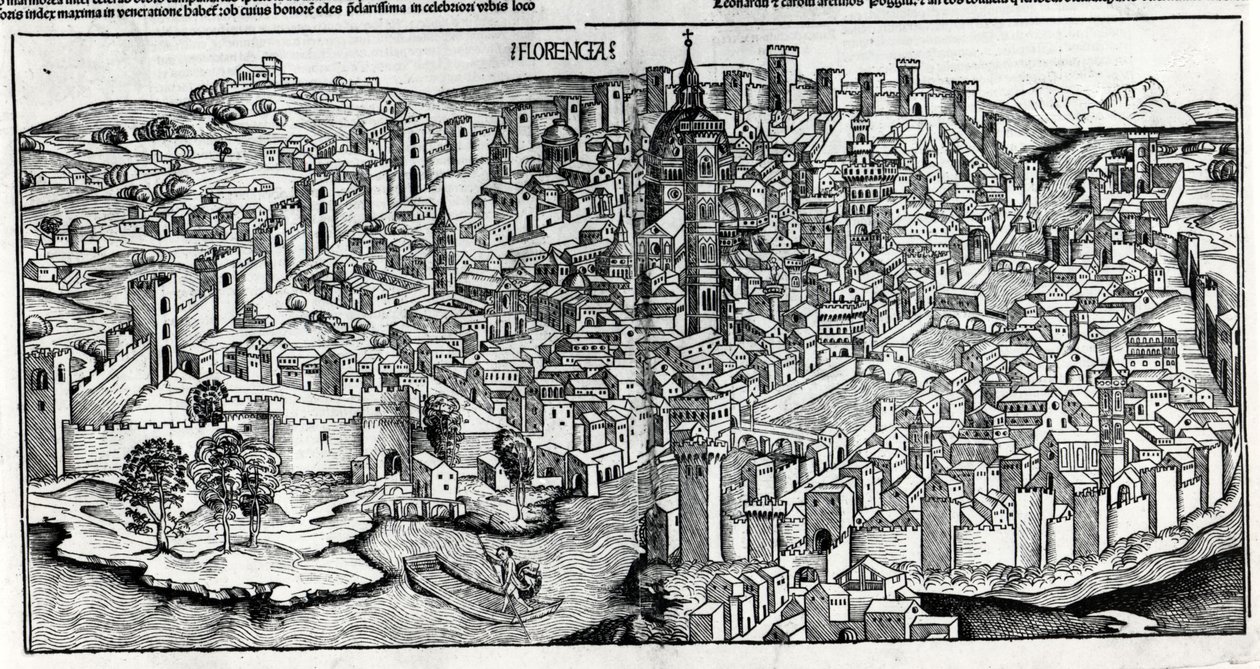 Florencia en 1470 de Unknown artist
