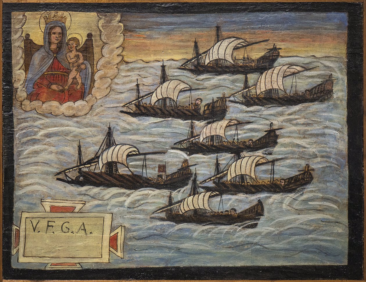 Exvoto marinero, ofrenda popular como muestra de devoción y gratitud del marinero que sobrevive a los peligros del mar, proveniente de la Iglesia de la Virgen Bendita del Arco de Nápoles (Madonna dell