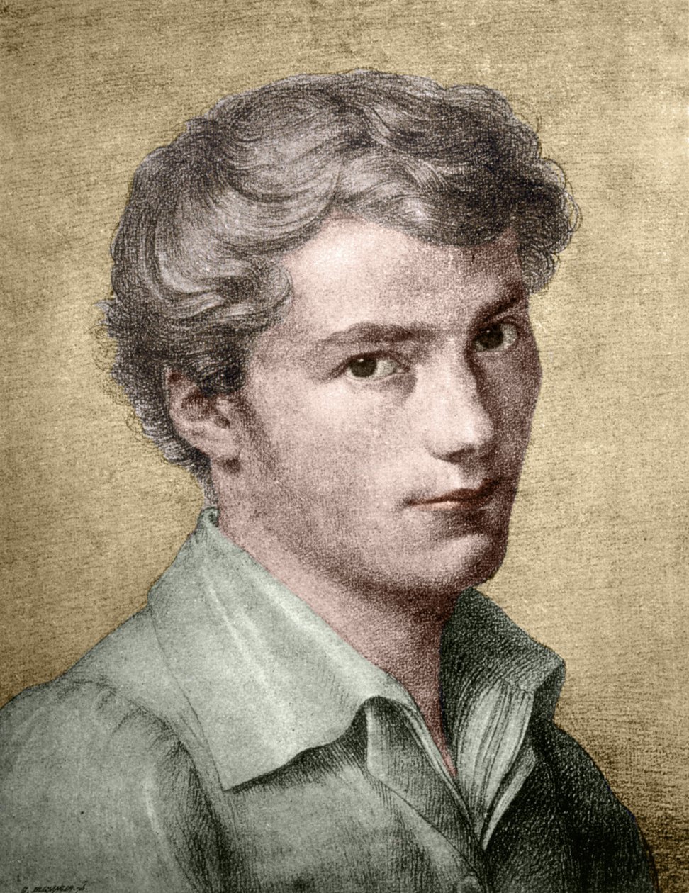 Franz Schubert (1797 - 1828) joven de Unknown artist