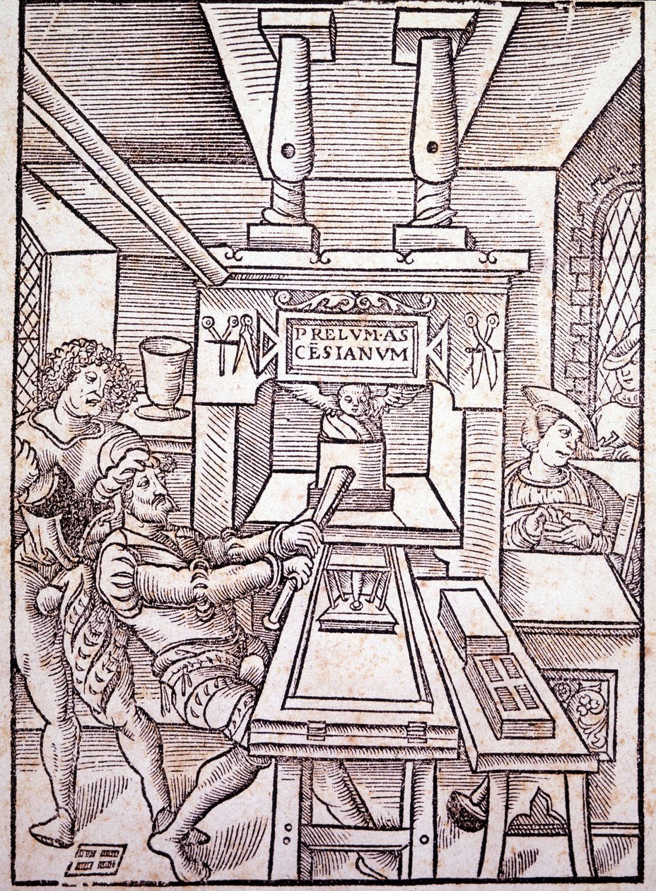 Prensa francesa. Siglo XVI. de Unknown artist