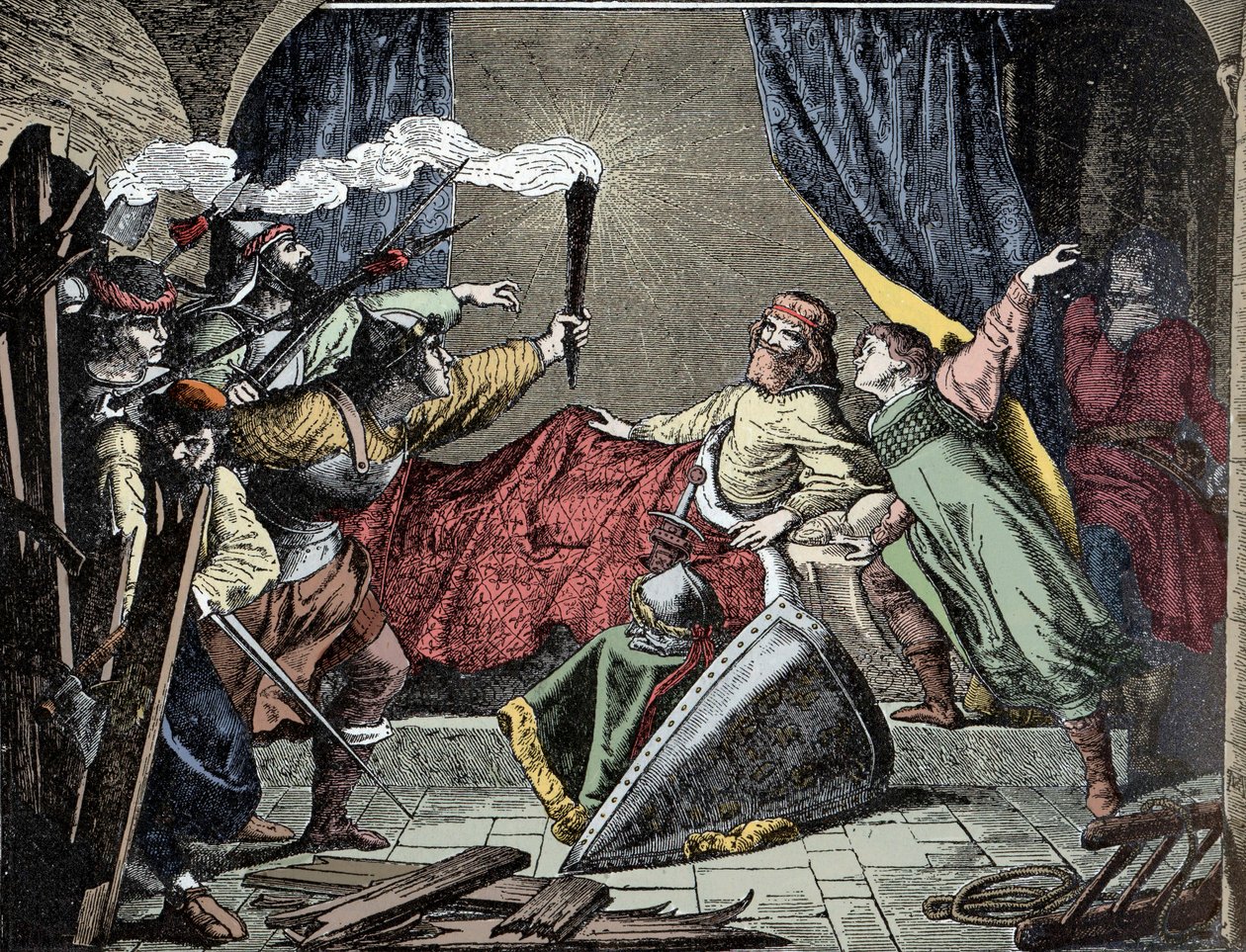 Federico Barbarroja en Susa - Emperador Federico Barbarroja (Federico I de Hohenstaufen) de Unknown artist