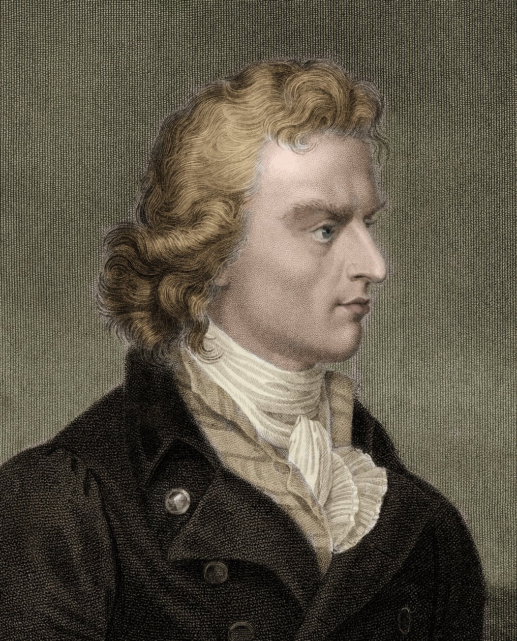 Friedrich Von Schiller 1759-1805 - grabado - siglo XIX de Unknown artist