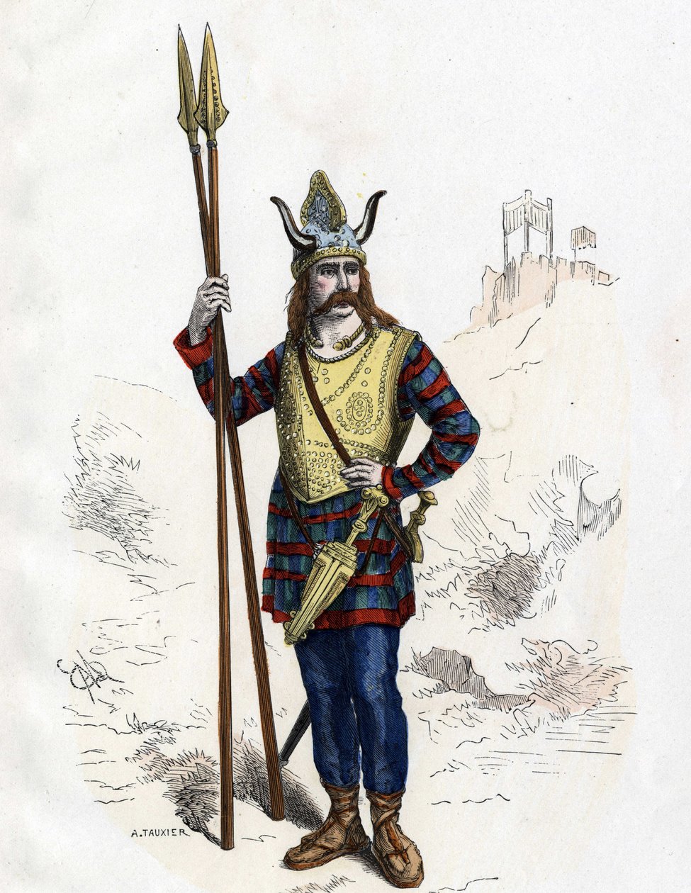 Líder galo antes de la conquista romana - en 