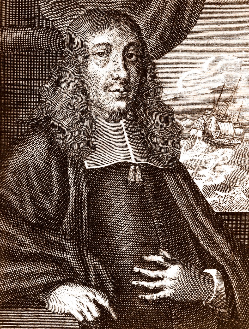 Gautier (Wouter) Schouten (1638-1704) explorador holandés de Unknown artist