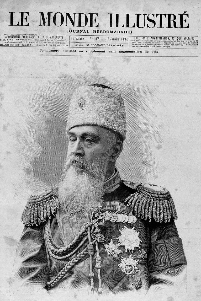 General Chertkoff. “The Illustrated World”. 05/01/1894 de Unknown artist