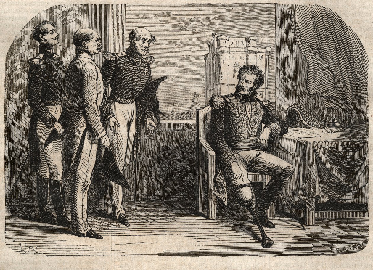 General Daumesnil negándose a rendir el Castillo de Vincennes, Francia de Unknown artist