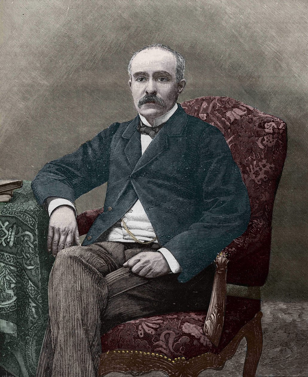 Georges Clemenceau (1841-1929), político francés en 1885. de Unknown artist
