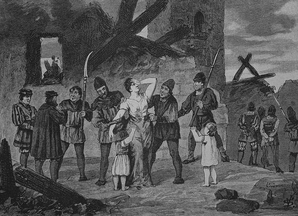 Guerra de los campesinos alemanes (1524-1526): El Consejo a Hall con sus armas de Unknown artist