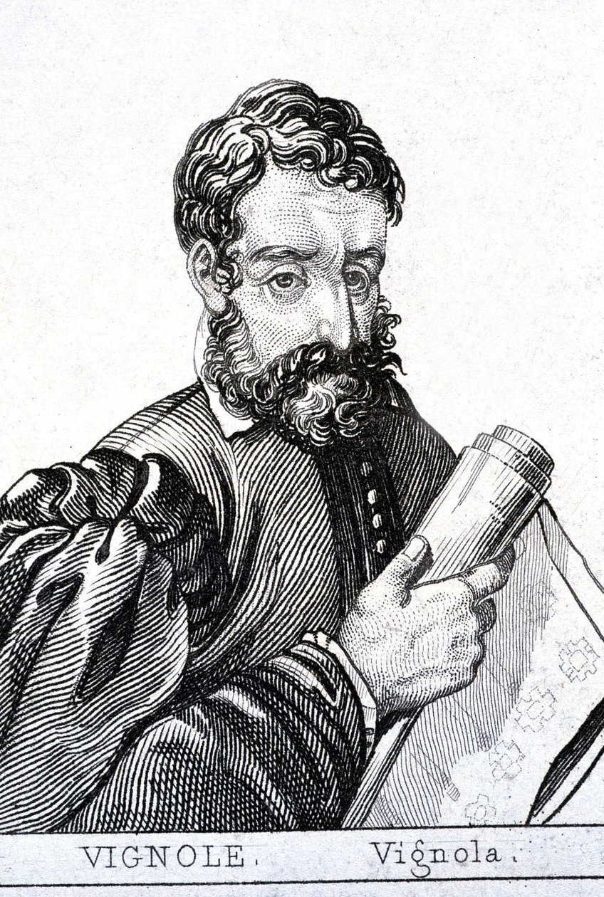Giacomo Barozzi, conocido como il Vignola, en francés Le Vignole (1507 - 1573) arquitecto italiano de Unknown artist