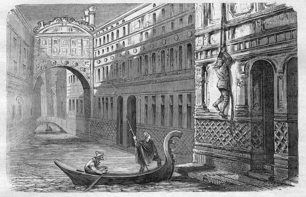 Giacomo Casanova (1725-1798) escapando de Los Plomos, Venecia, 31 de octubre de Unknown artist