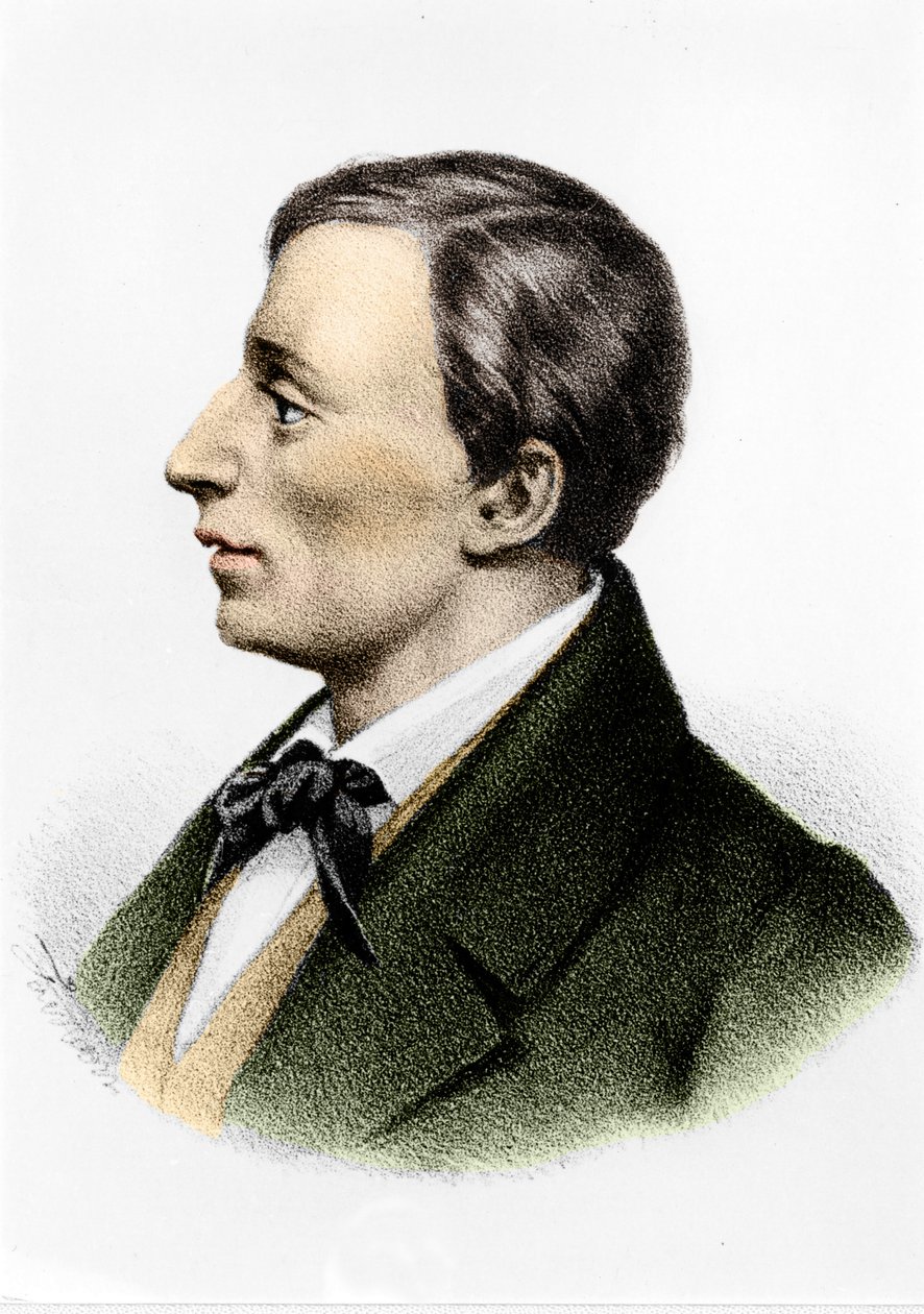 Giacomo Leopardi (1798 - 1837) de Unknown artist