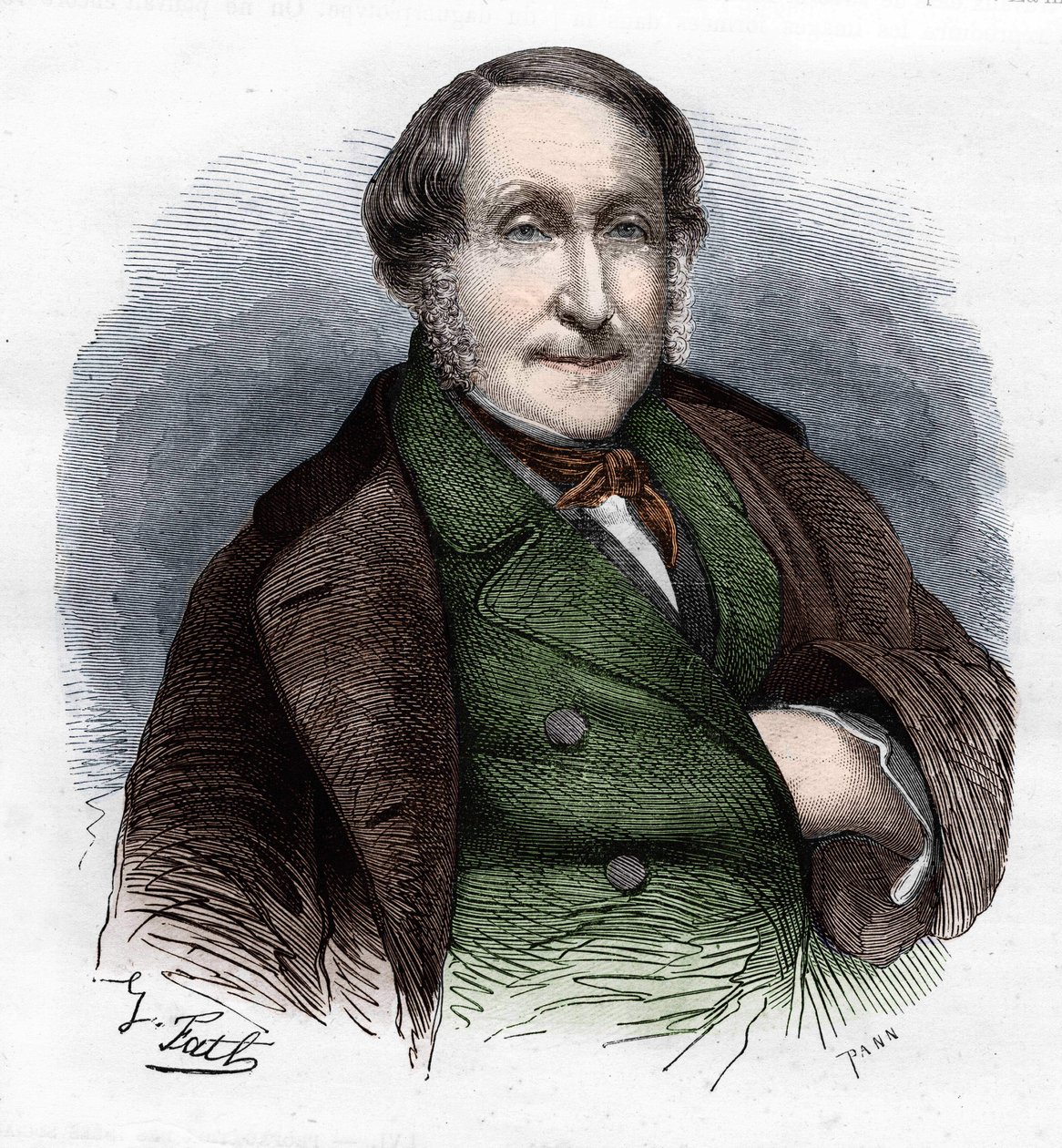 Gioacchino Rossini (1792-1868), compositor italiano de Unknown artist