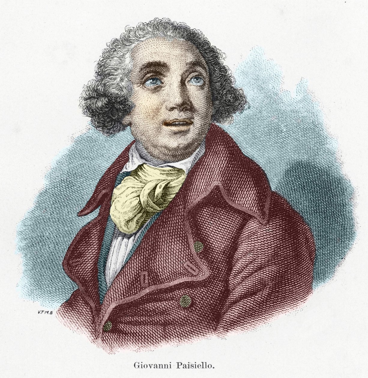 Giovanni Paisiello (1740-1816), compositor italiano de Unknown artist