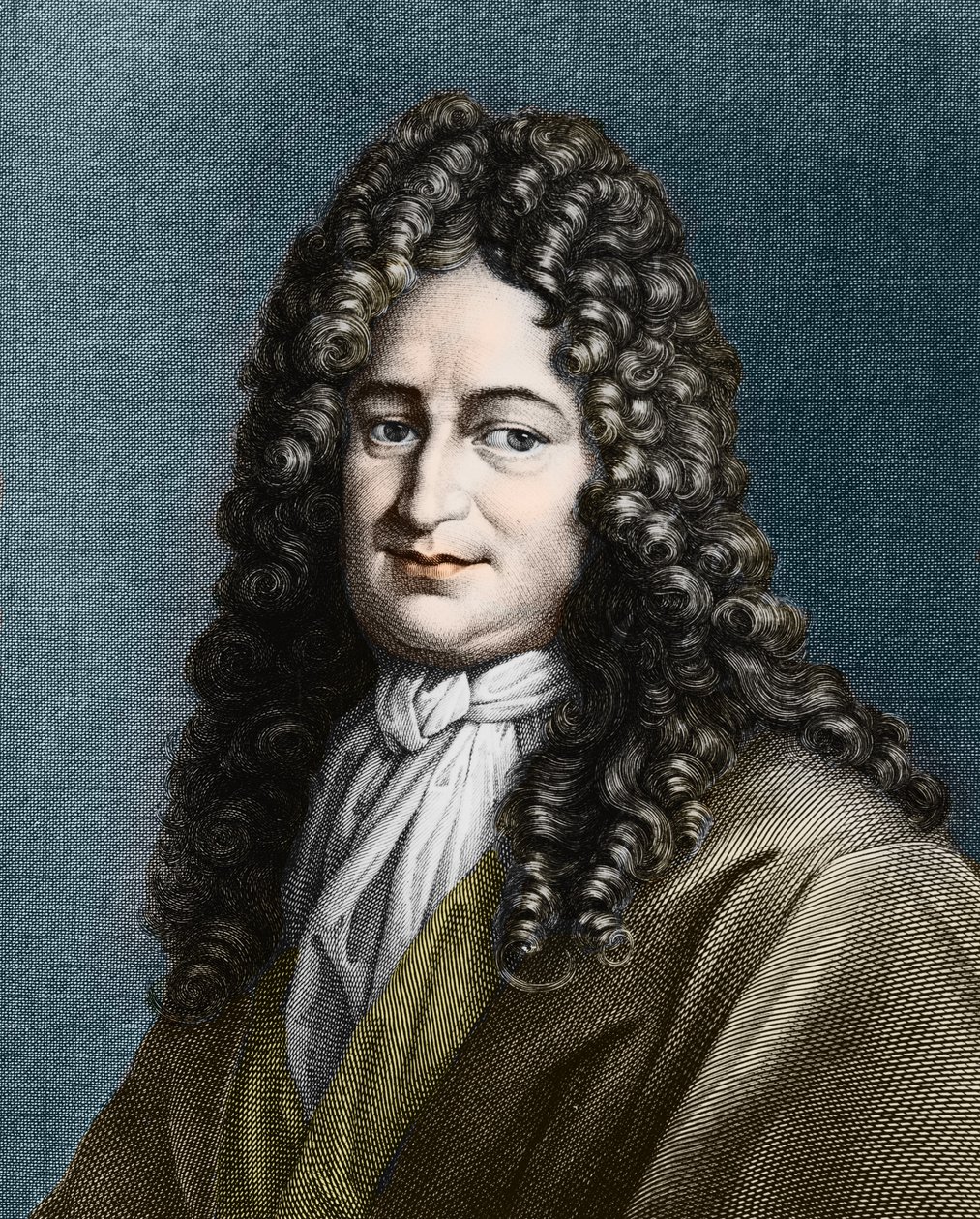Gottfried Wilhelm von Leibniz (1646-1716), filósofo alemán de Unknown artist
