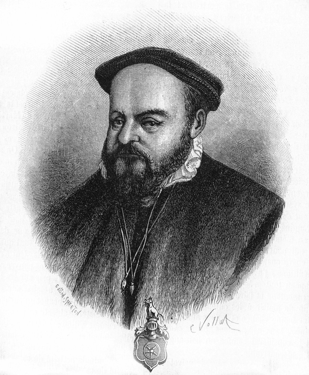 Gotz von Berlichingen o Gottfried von Berlichingen, conocido como Gotz mit der Eisernen Hand, en inglés Gotz "Main de Fer" Caballero alemán (1480-1562) de Unknown artist