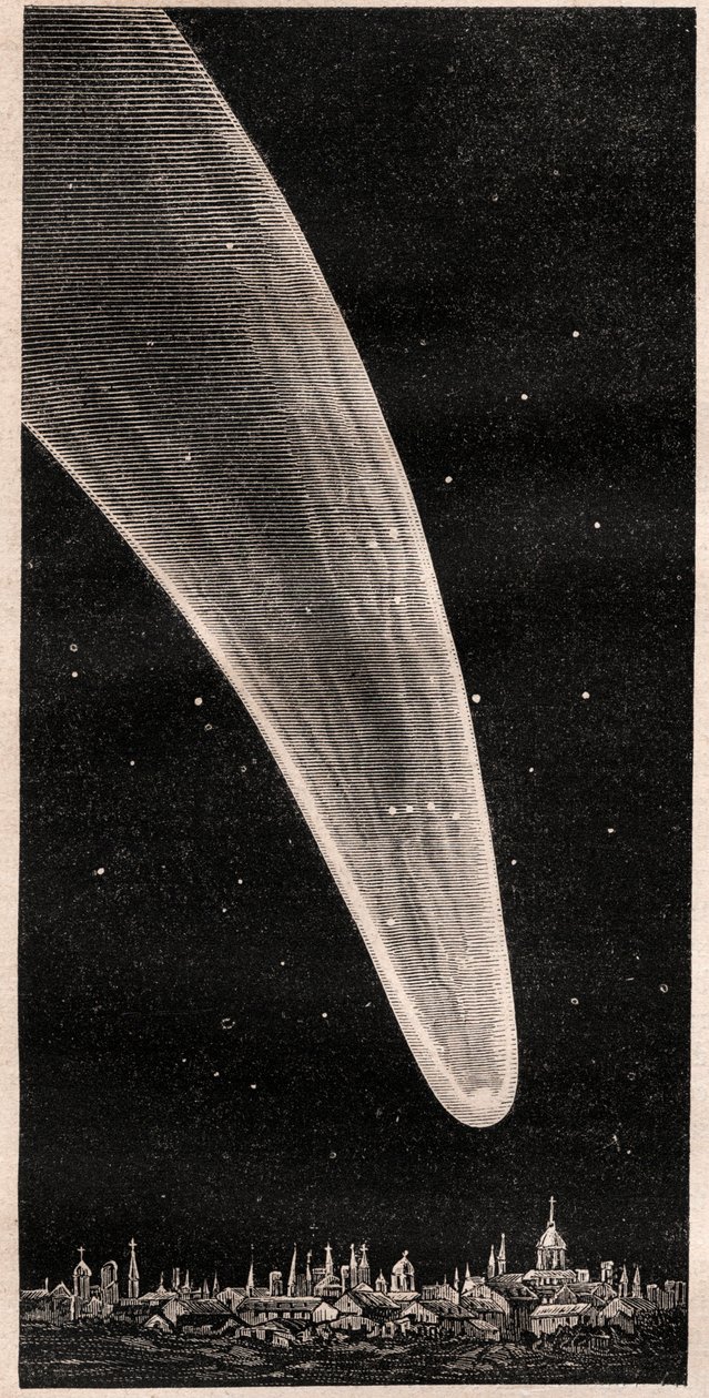 Gran Cometa de 1811 - Gran Cometa de 1811 - grabado circa 1867 de Unknown artist