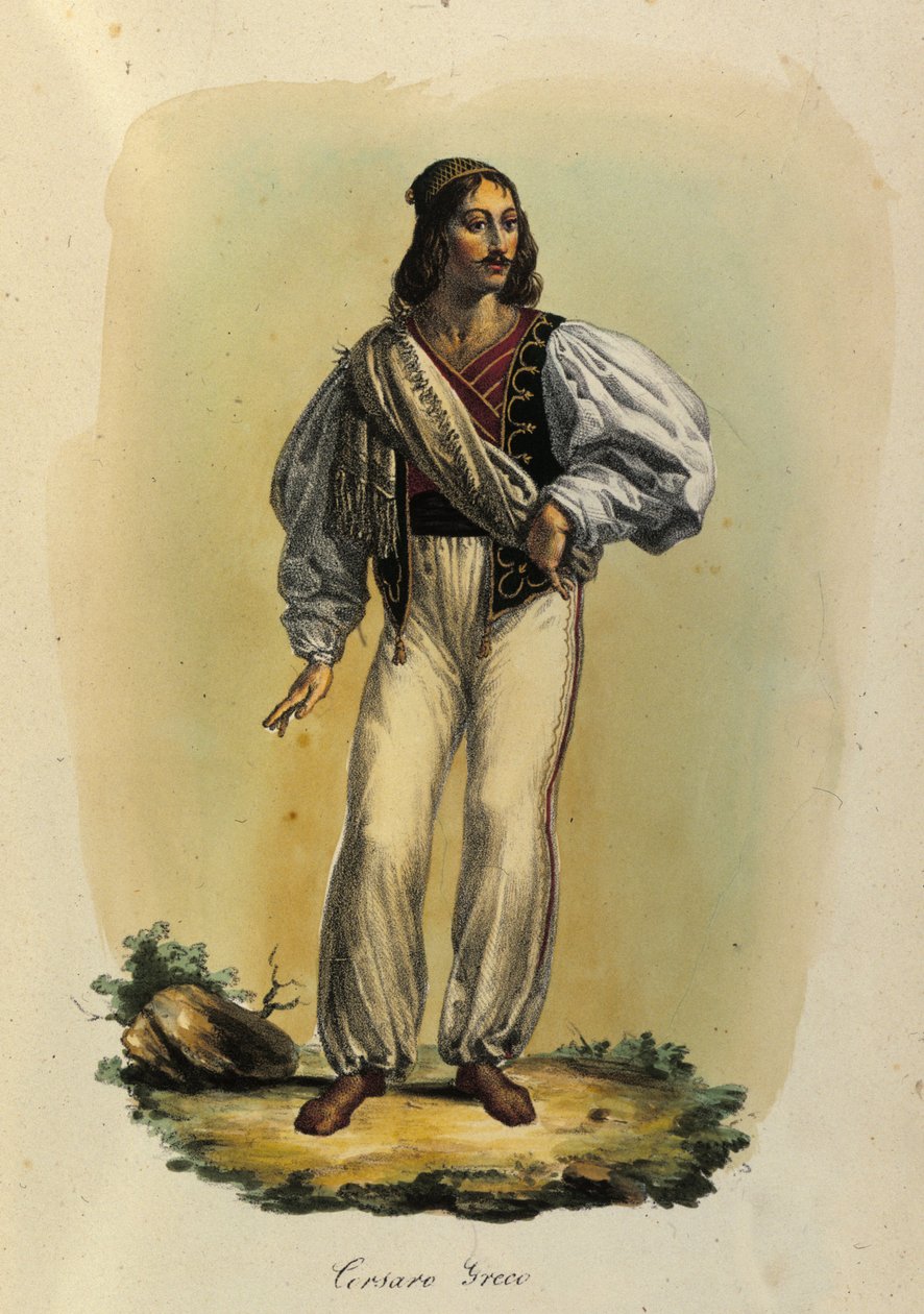 Pirata griego del siglo XVIII. de Unknown artist