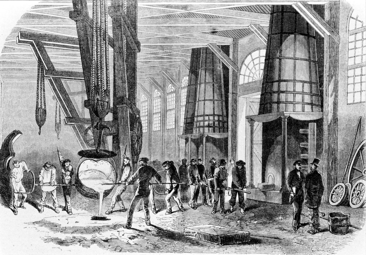 Fundición de Grenelle en 1885 de Unknown artist