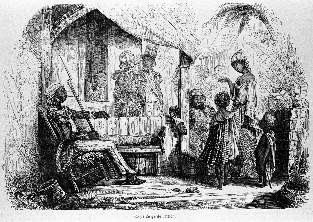 Revolución Haitiana (1791-1803): Cuerpo de la Guardia Revolucionaria. de Unknown artist