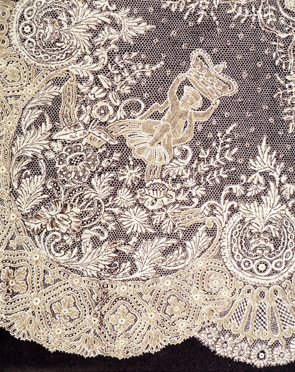 Pañuelo de encaje de Bruselas de Unknown artist