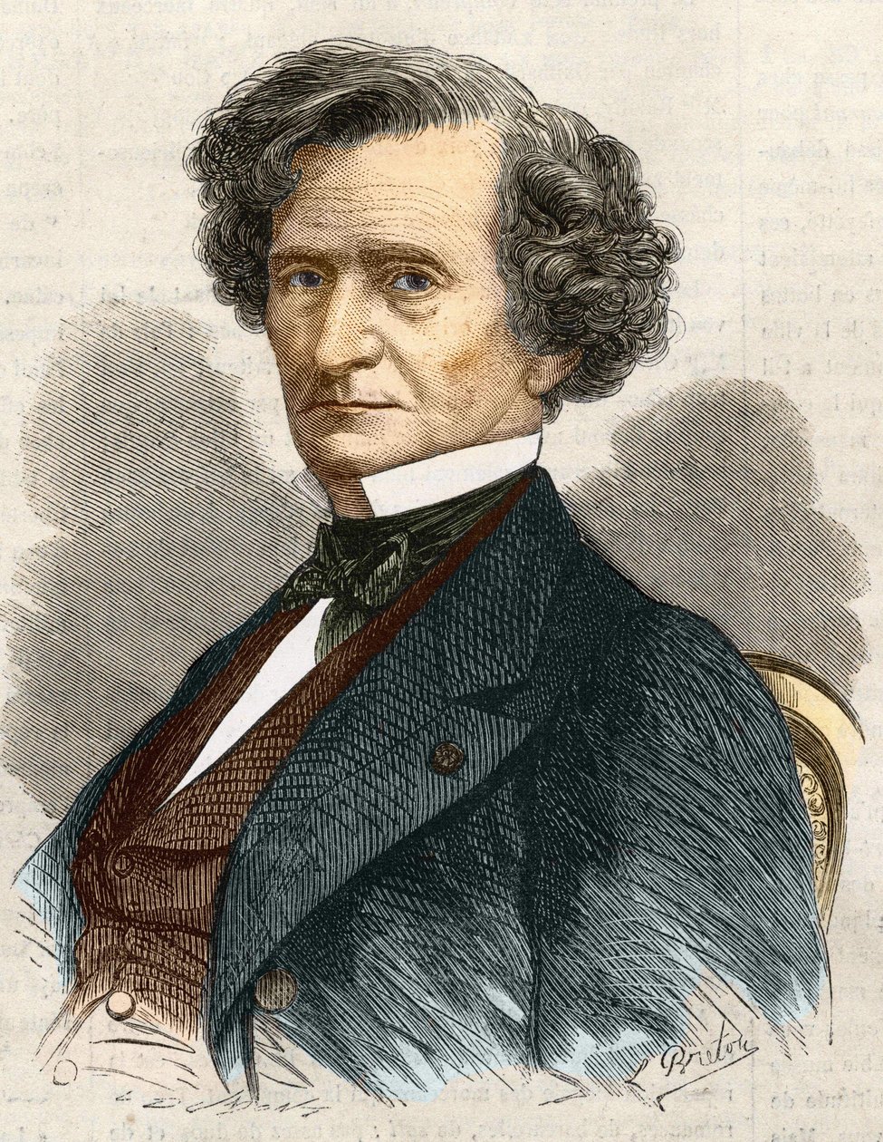 Hector Louis Berlioz, compositor francés (1803-1869). de Unknown artist