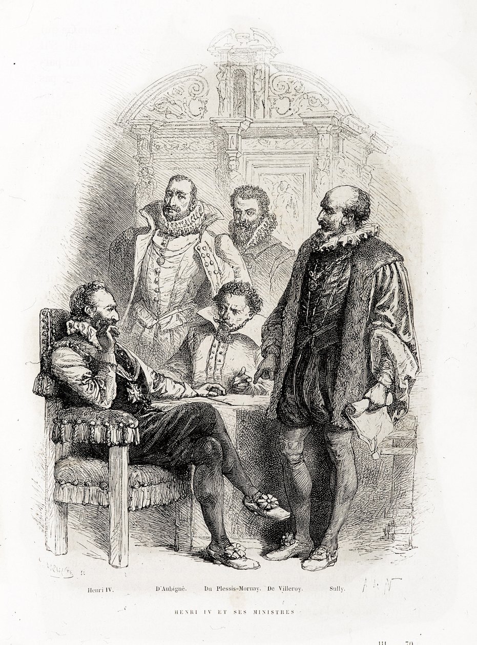 Enrique IV (1553 - 1610) y sus ministros: Théodore Agrippa d