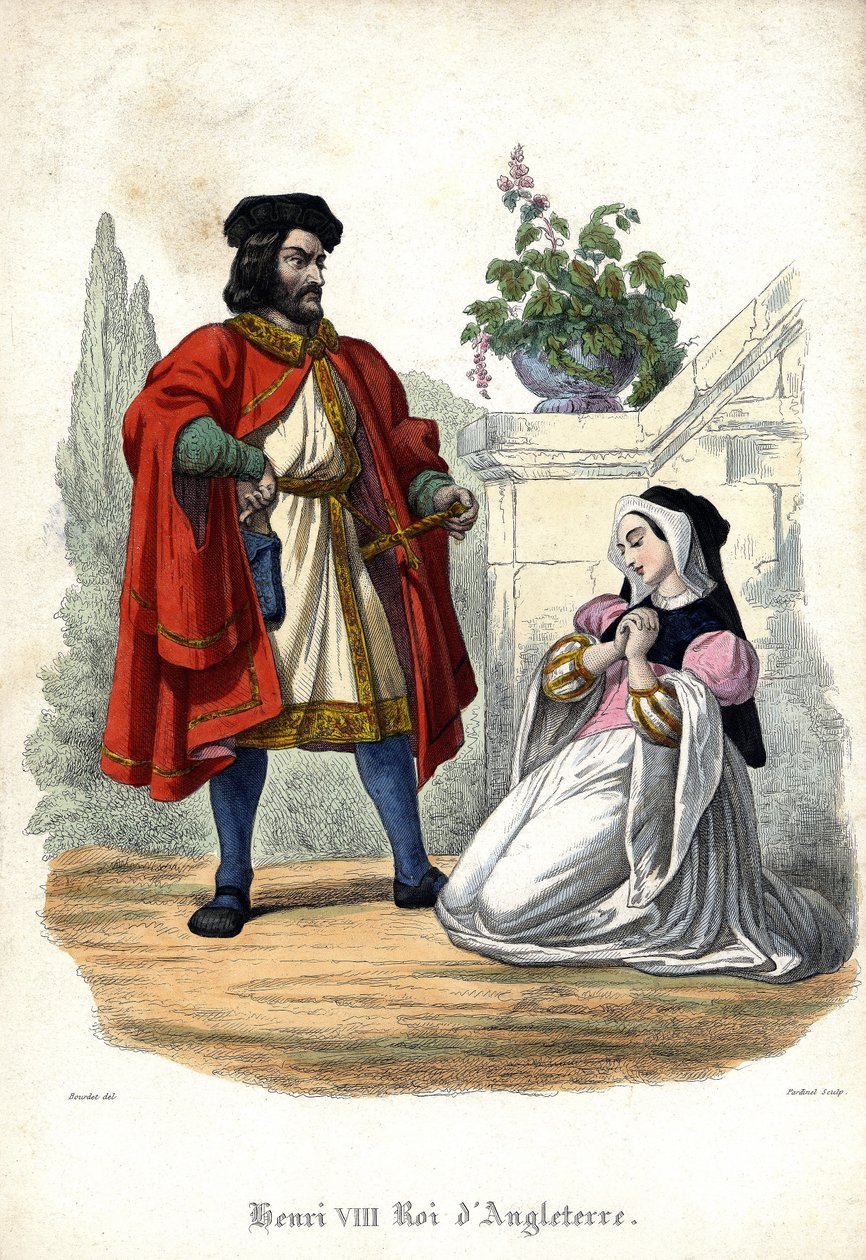 Enrique VIII (1491 - 1547) y Ana Bolena de Unknown artist