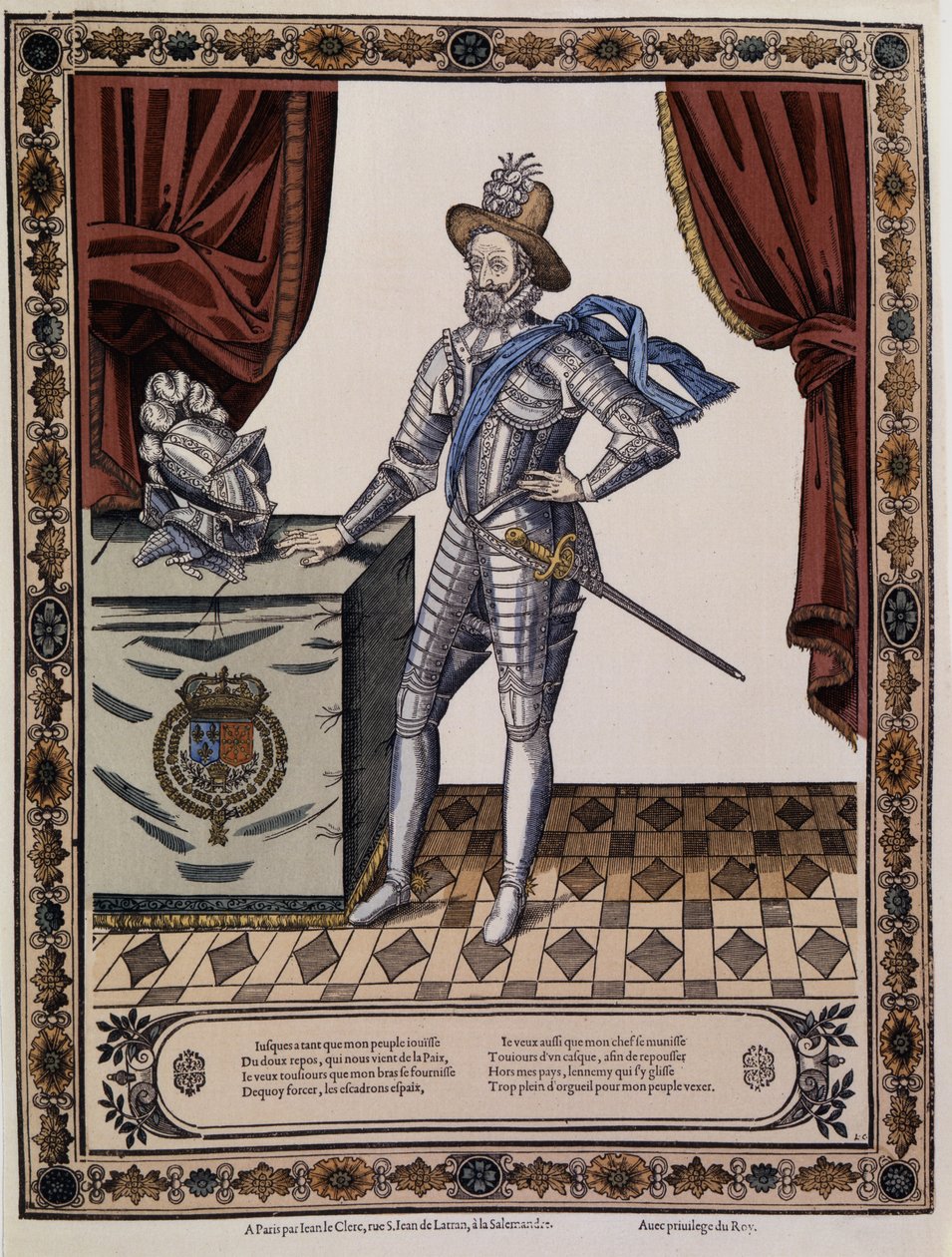 Enrique IV (1553 - 1610), Rey de Francia alrededor de 1600 de Unknown artist