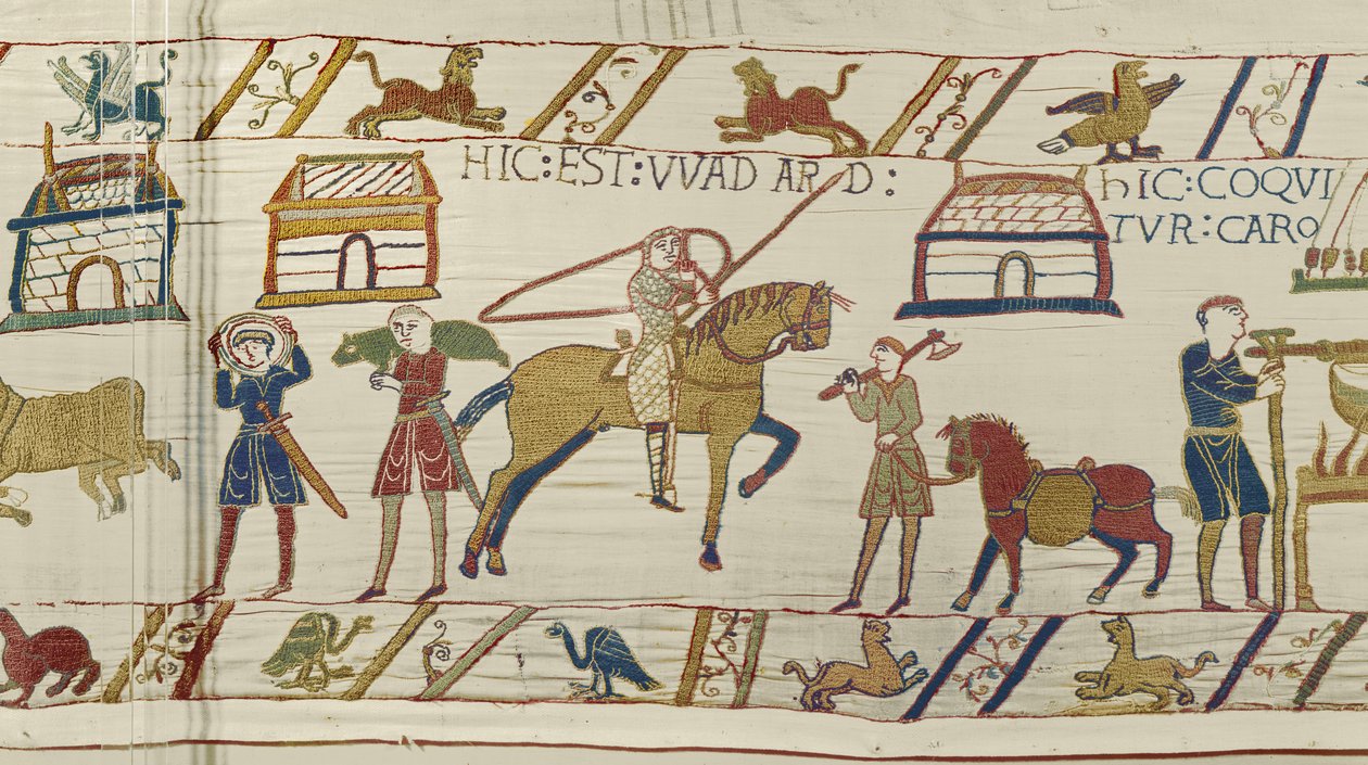 Aquí está Wadard, Tapiz de Bayeux de Unknown artist