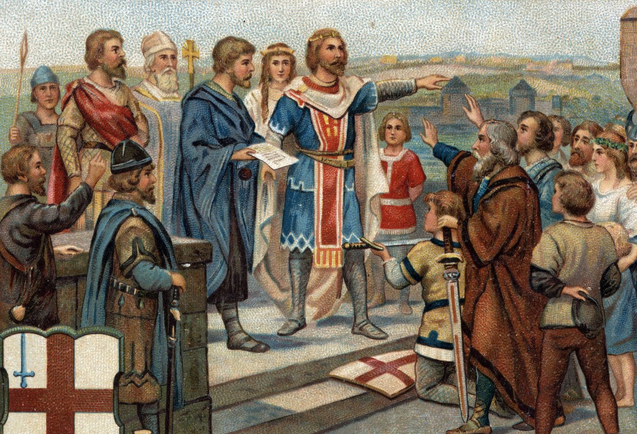Episodios históricos de ciudades famosas: Alfredo el Grande (849-899) devuelve Londres a sus antiguos habitantes (886), la 