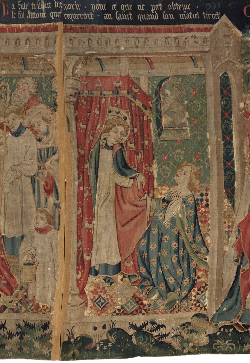 Historia de San Piat y San Eleuterio, Escena 11: Las tentaciones de San Eleuterio de Unknown artist