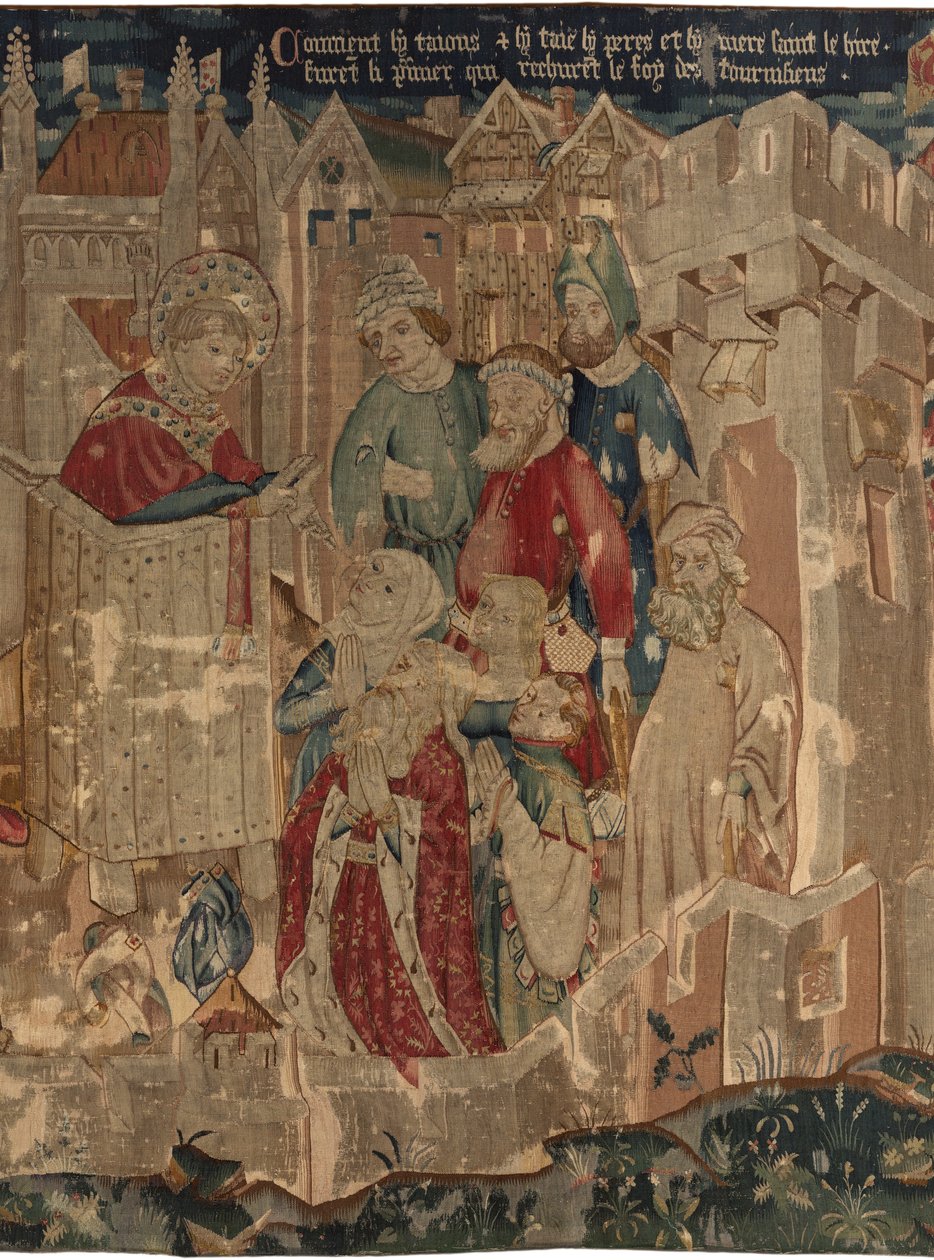 Historia de San Piat y San Eleuthère, Escena 3: San Piat es enviado a Tournai para predicar la fe de Unknown artist