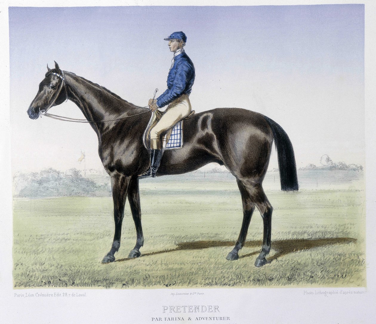 Equitación: Pretender, ganador del derby inglés de Unknown artist