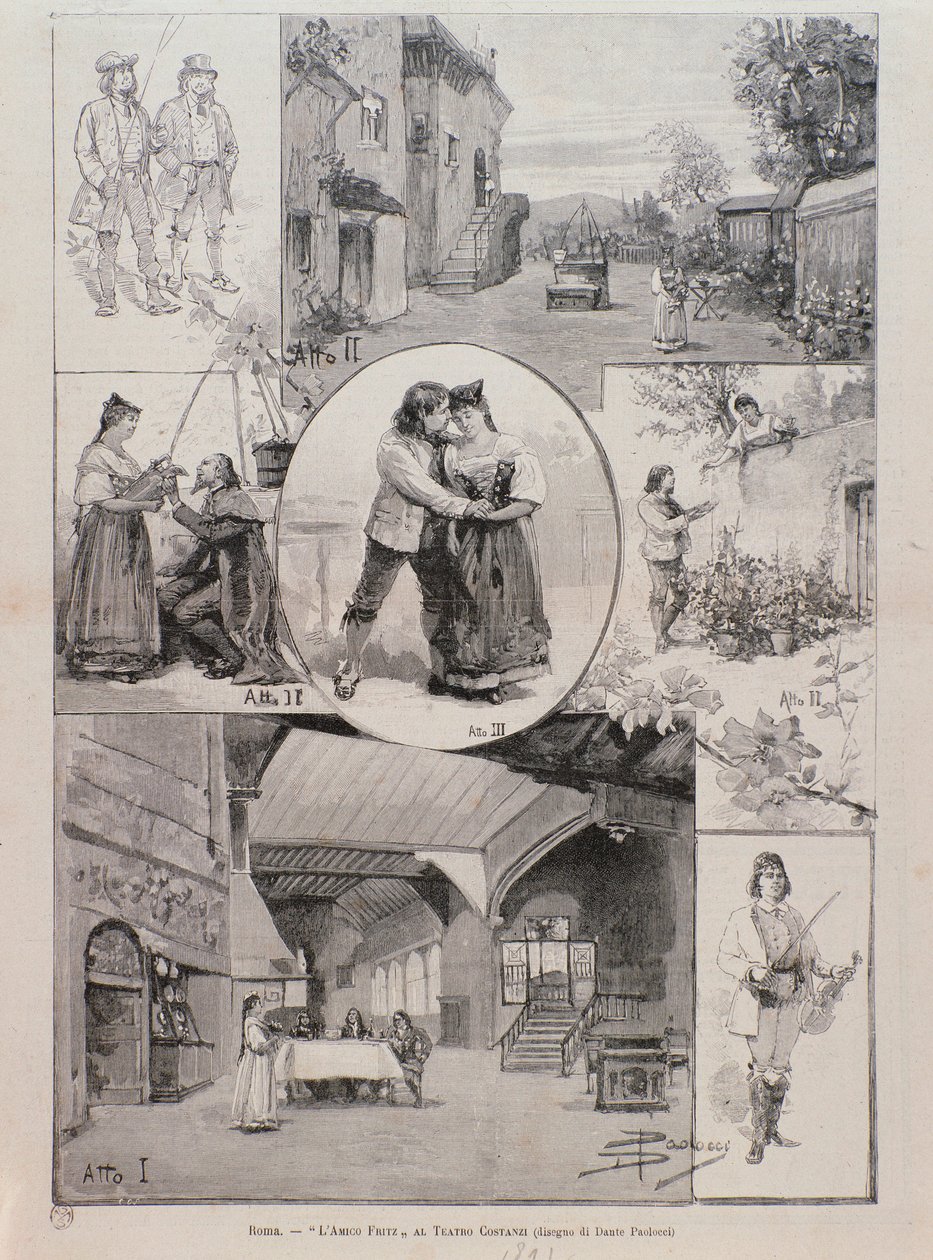Ilustraciones para la ópera L