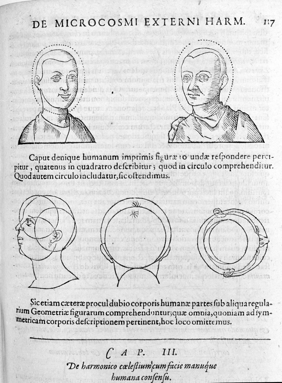 Imagen de fisionomía de “Collectio Operum” de Robert Fludd (Robertus de Fluctibus). Londres 1617 de Unknown artist