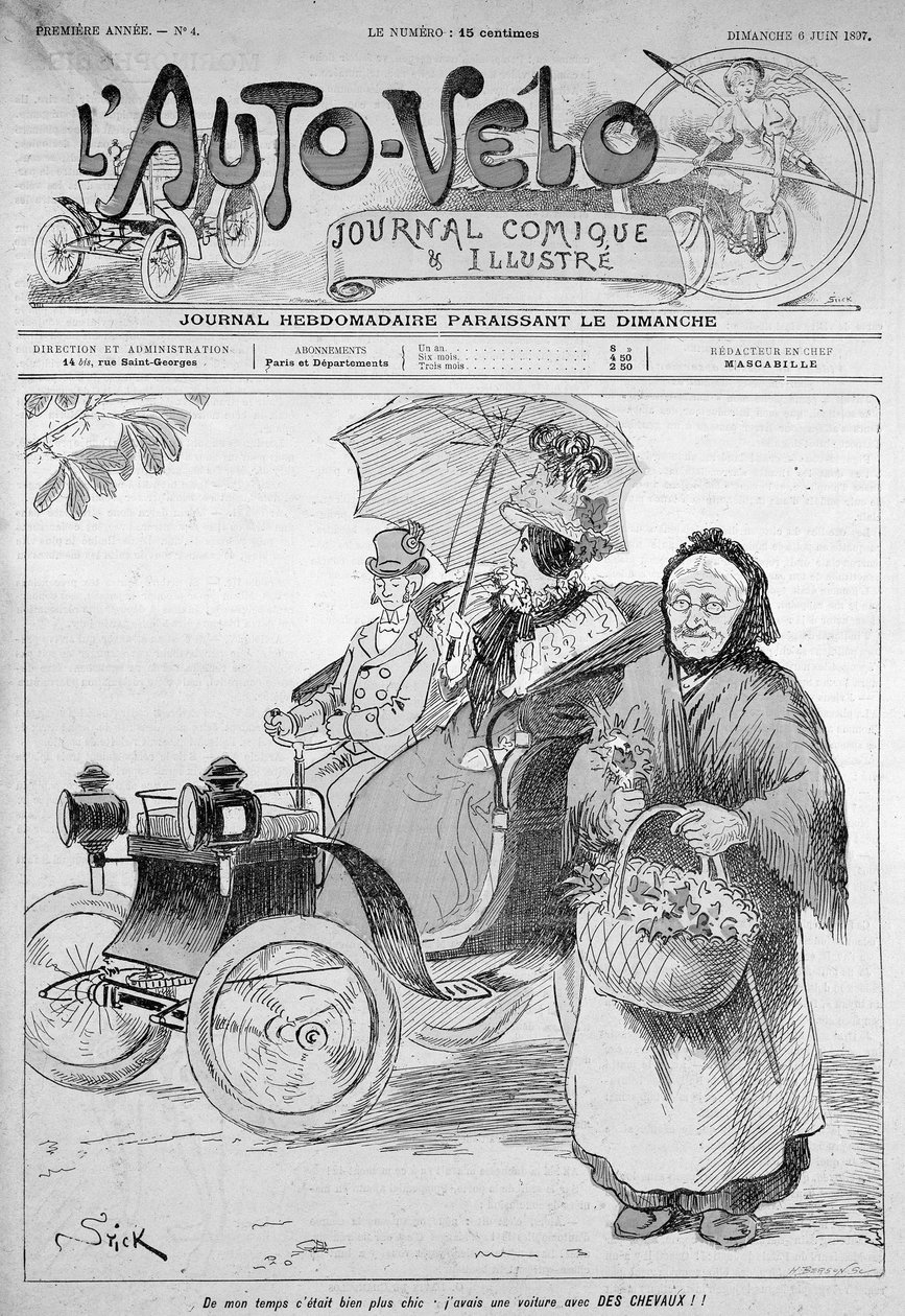 En mi tiempo era mucho más elegante: ¡tenía un coche con caballos! - en “L