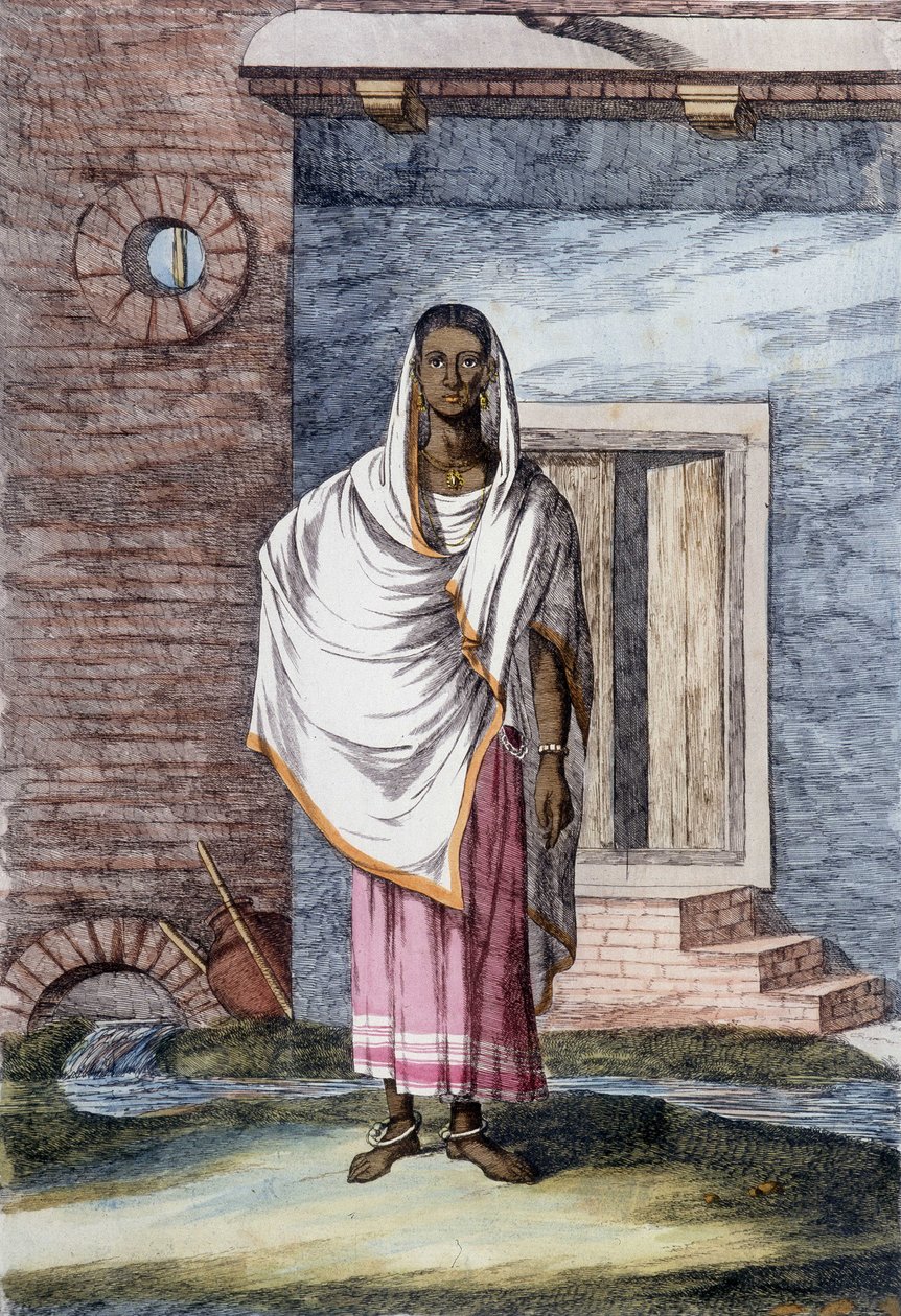 Cultura y civilización india: Hidjera, bailarina en India. de Unknown artist