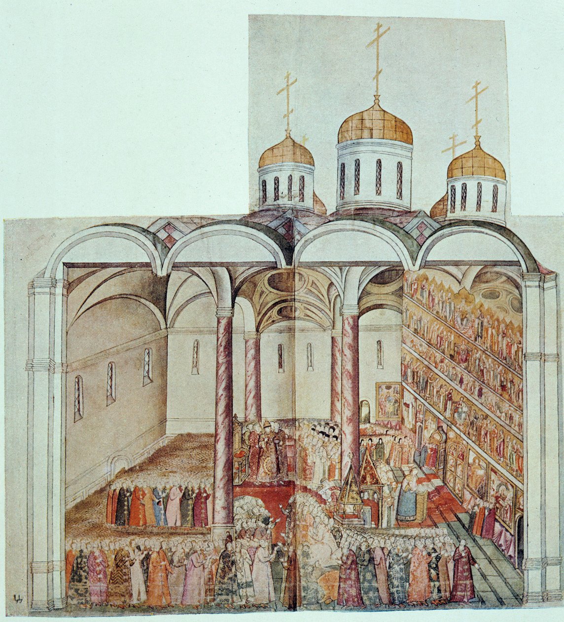 Inducción de Miguel III, Zar de Rusia (Mijaíl Románov) de Unknown artist